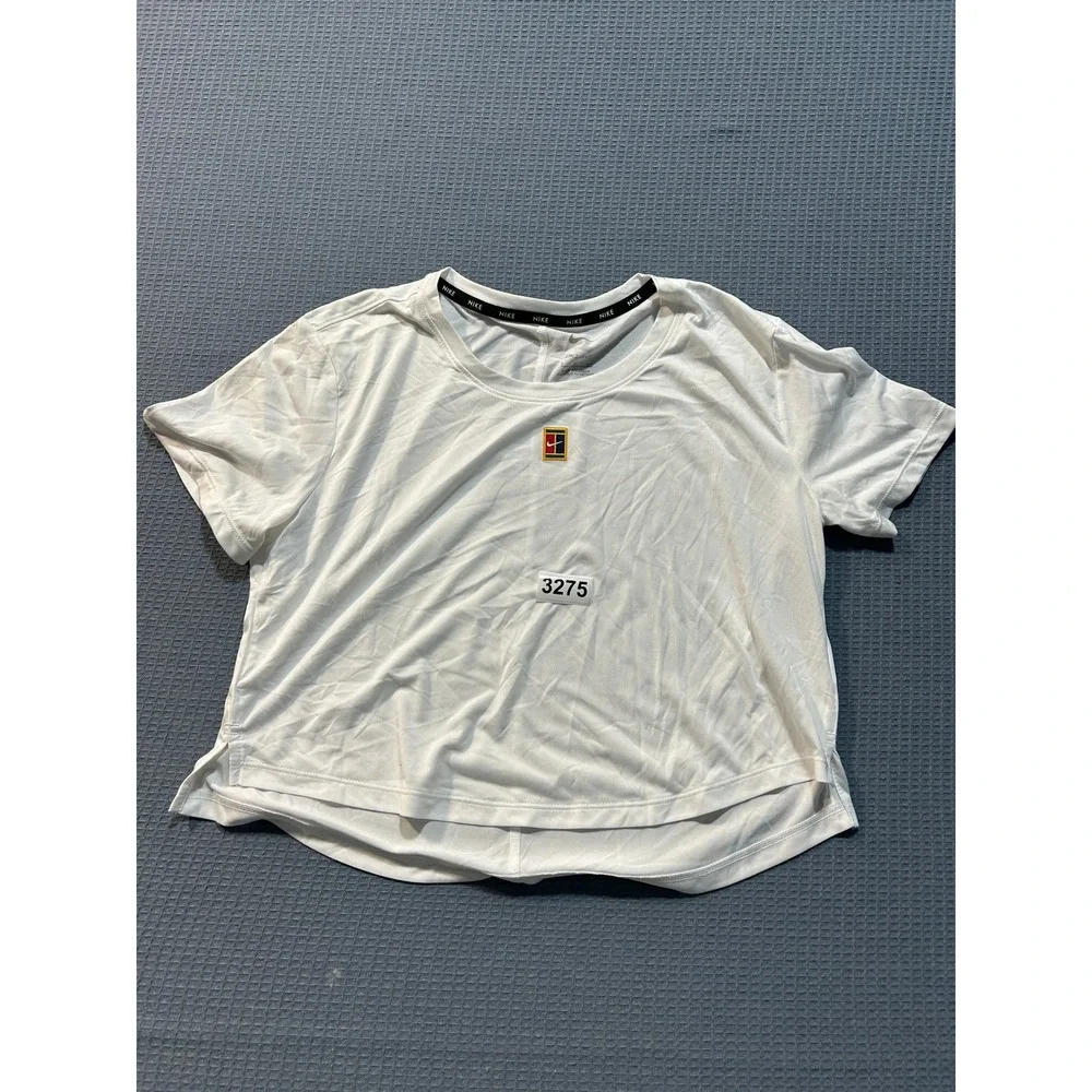 Nike Court Tennis T-Shirt Womens S White